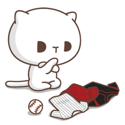 🤔 Стикер «jobless kitty //» для Telegram