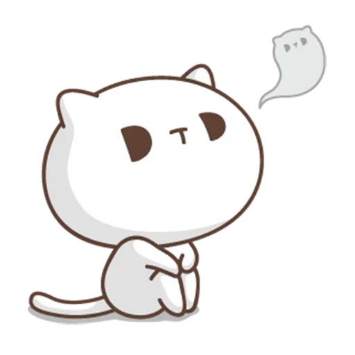 😵 Стикер «jobless kitty //» для Telegram