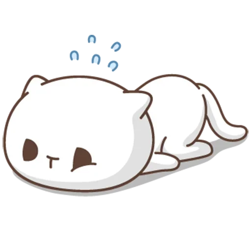 😮‍💨 Стикер «jobless kitty //» для Telegram