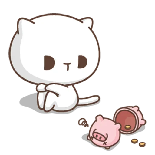 💰 Стикер «jobless kitty //» для Telegram