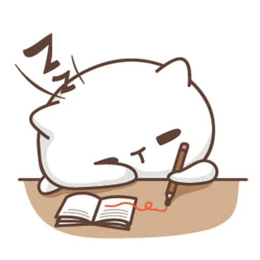 🤓 Стикер «jobless kitty //» для Telegram