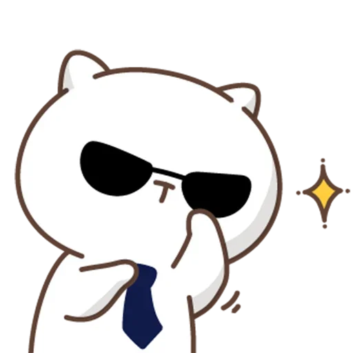 😎 Стикер «jobless kitty //» для Telegram