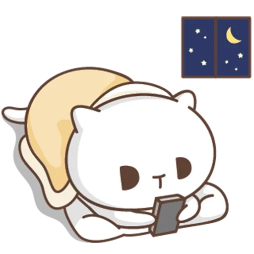 🌃 Стикер «jobless kitty //» для Telegram