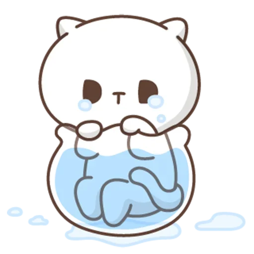😭 Стикер «jobless kitty //» для Telegram