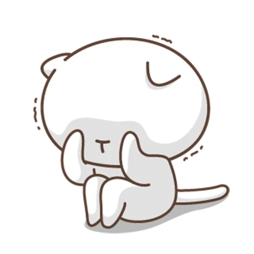 🙈 Стикер «jobless kitty //» для Telegram
