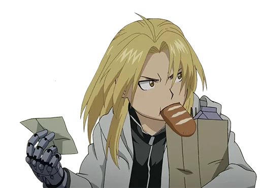 😏 Стикер «Fullmetal Alchemist Brotherhood» для Telegram