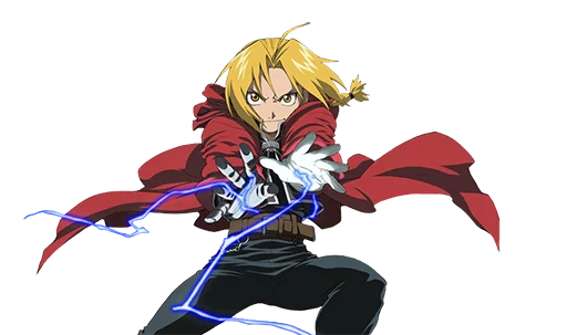 👊 Стикер «Fullmetal Alchemist Brotherhood» для Telegram