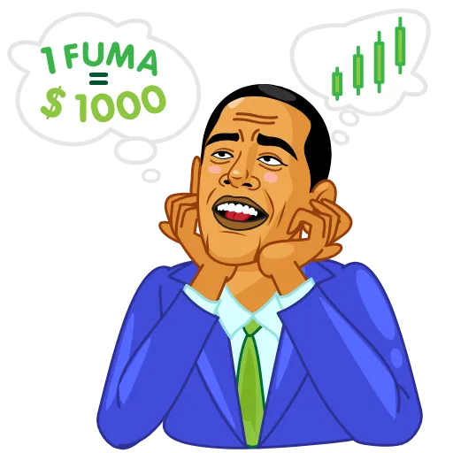 😱 Стикер «fuma» для Telegram
