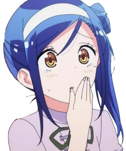 🥱 Стикер «Fumino Furuhashi» для Telegram