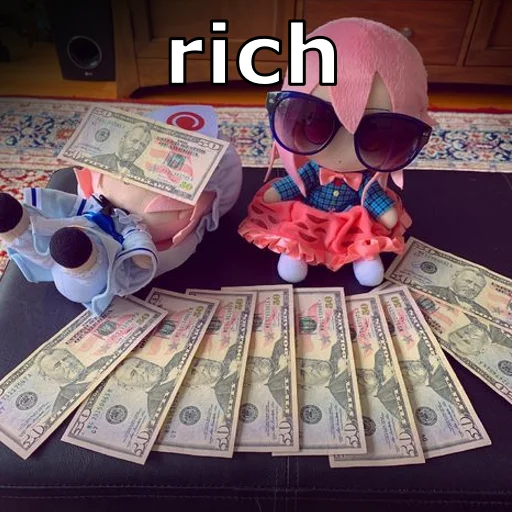 💸 Стикер «plushies» для Telegram