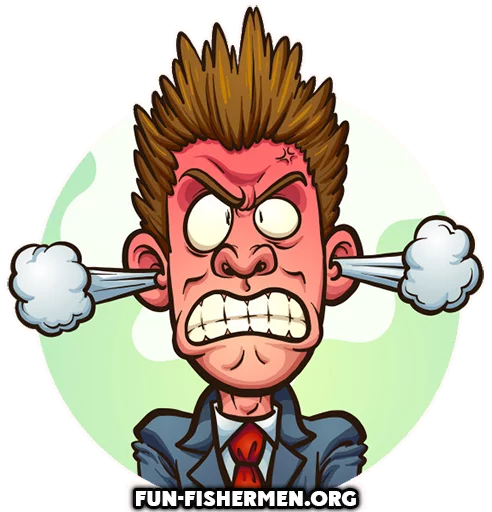 😡 Стикер «fun fishermen» для Telegram