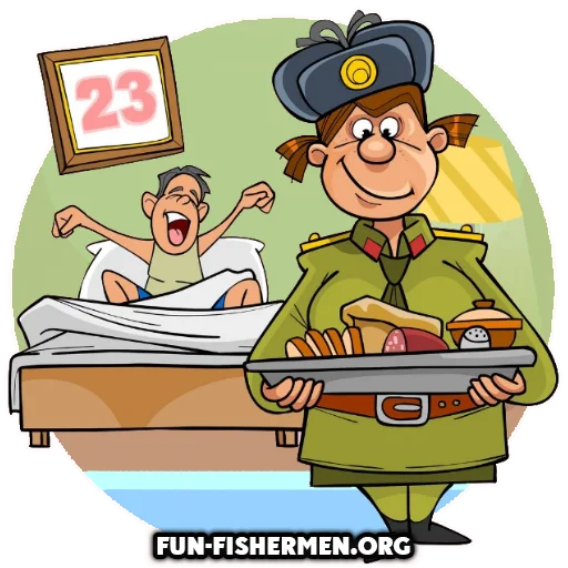 🍰 Стикер «fun fishermen» для Telegram