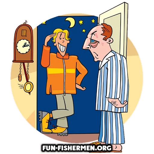 😫 Стикер «fun fishermen» для Telegram