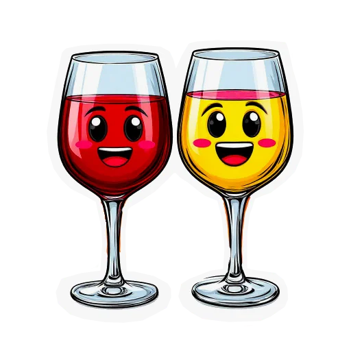 🥂 Стикер «Напитки веселья» для Telegram