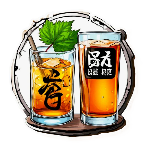🍶 Стикер «Напитки веселья» для Telegram