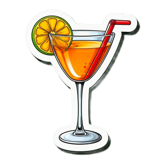 🍸 Стикер «Напитки веселья» для Telegram