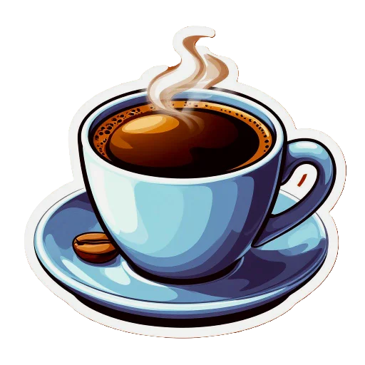 ☕️ Стикер «Напитки веселья» для Telegram