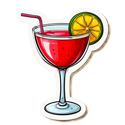 🍸 Стикер «Напитки веселья» для Telegram