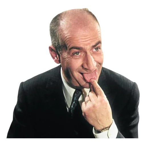 👅 Стикер «Луи де Фюнес» для Telegram