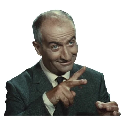 ✂ Стикер «Луи де Фюнес» для Telegram