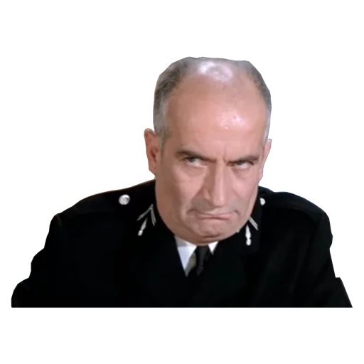 😏 Стикер «Луи де Фюнес» для Telegram