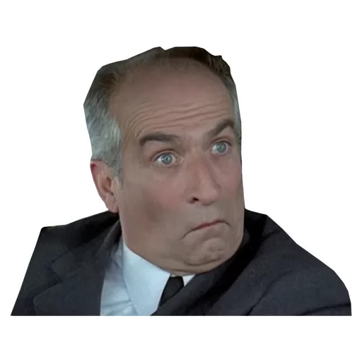 😟 Стикер «Луи де Фюнес» для Telegram