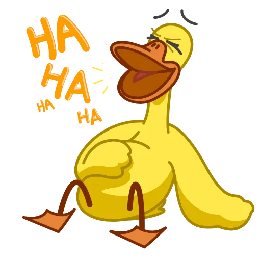 Стикерпак Funky Yellow Goose для Telegram