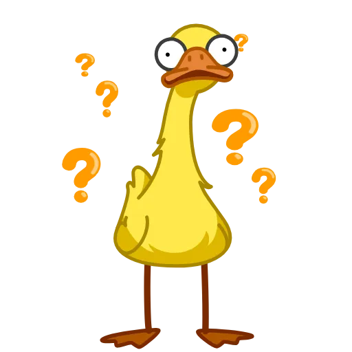 🤔 Стикер «Funky Yellow Goose» для Telegram