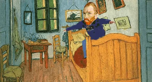 🛏 Стикер «Art» для Telegram