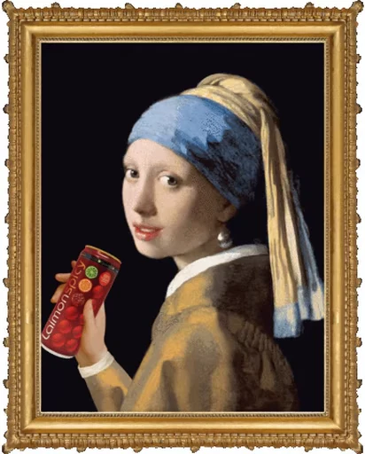 🥤 Стикер «Art n.6» для Telegram