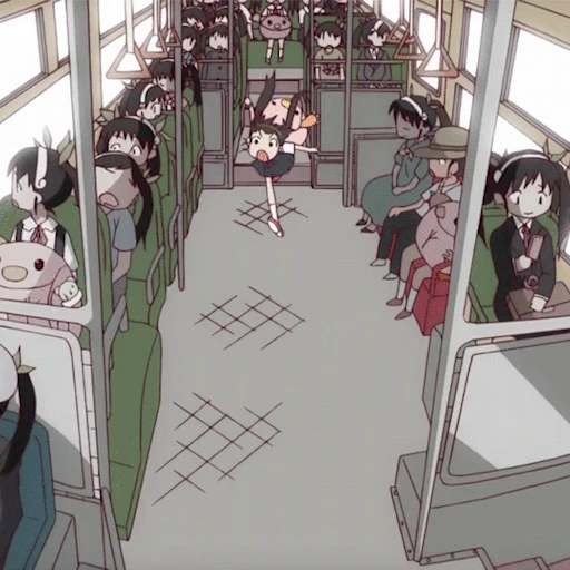 🚌 Стикер «Funny anime» для Telegram