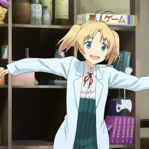 🥼 Стикер «Funny anime» для Telegram
