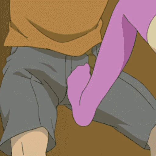 🦵 Стикер «Funny anime» для Telegram