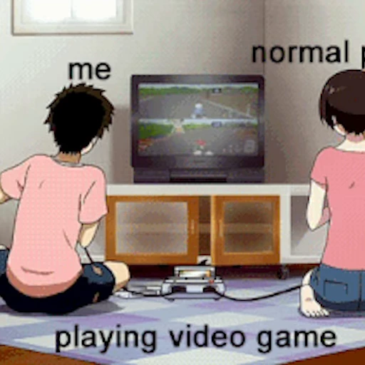 🎮 Стикер «Funny anime» для Telegram
