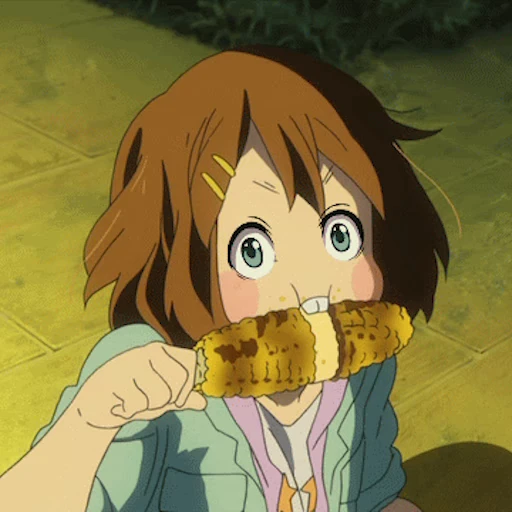 🌽 Стикер «Funny anime» для Telegram