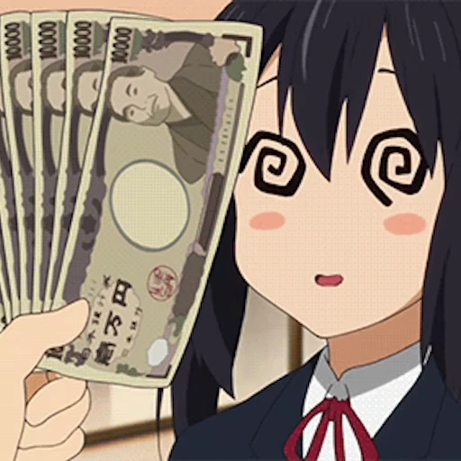 💸 Стикер «Funny anime» для Telegram