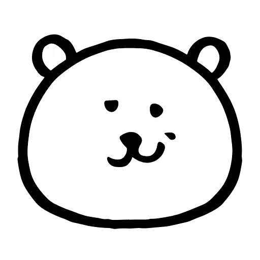 😏 Эмодзи «‍ funny bear» для Telegram