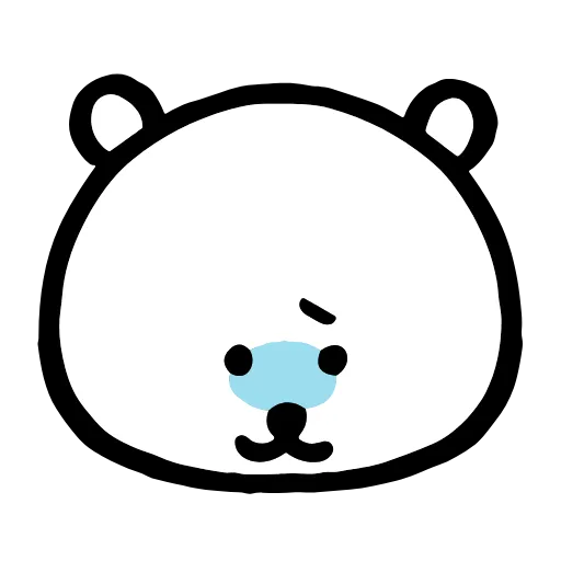 😥 Эмодзи «‍ funny bear» для Telegram