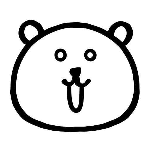 😲 Эмодзи «‍ funny bear» для Telegram