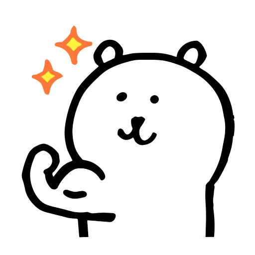 💪 Эмодзи «‍ funny bear» для Telegram