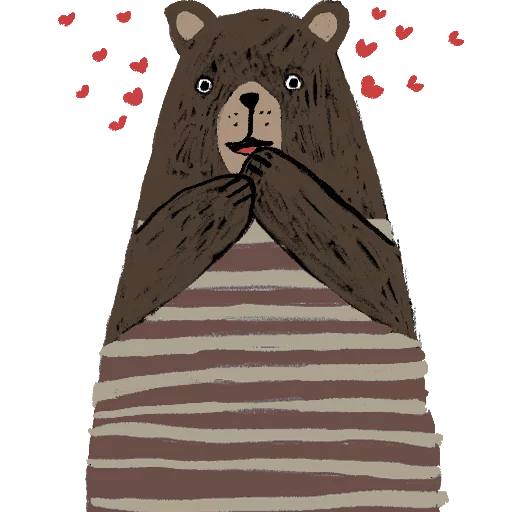 😍 Стикер «Funny bears» для Telegram