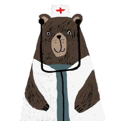 🚑 Стикер «Funny bears» для Telegram
