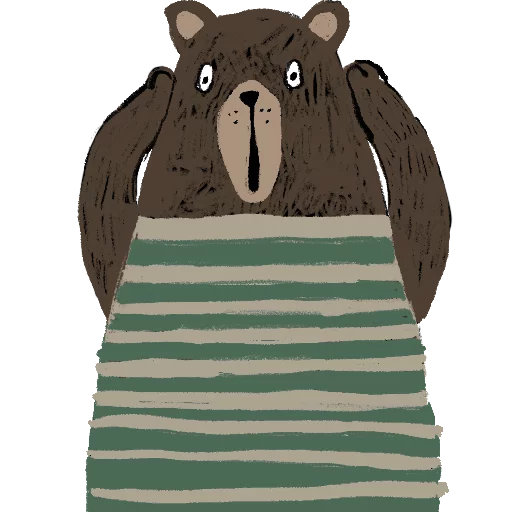😱 Стикер «Funny bears» для Telegram
