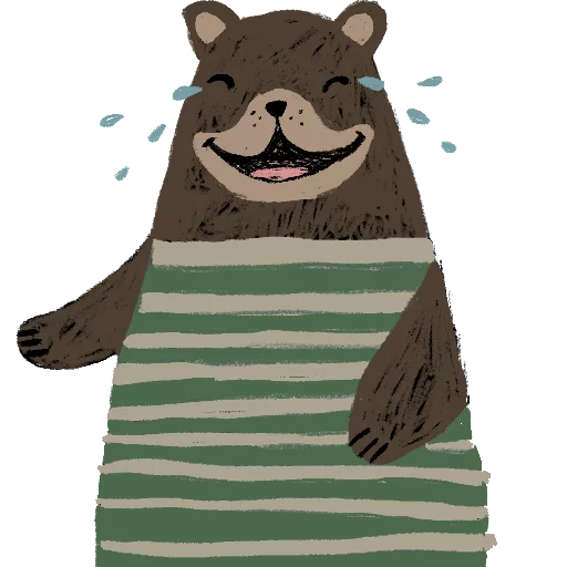 😂 Стикер «Funny bears» для Telegram