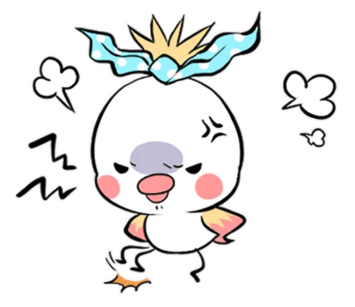 😤 Стикер «Funny Bird» для Telegram