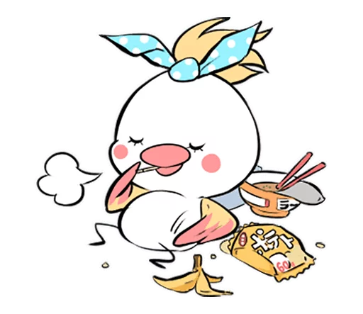 🍽 Стикер «Funny Bird» для Telegram