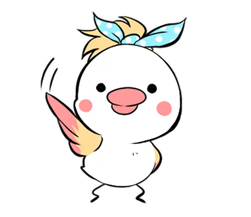 👋 Стикер «Funny Bird» для Telegram