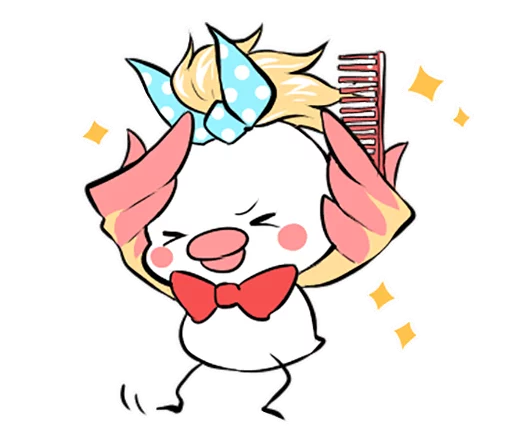 💇 Стикер «Funny Bird» для Telegram