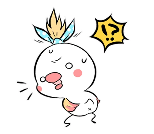 ⁉ Стикер «Funny Bird» для Telegram