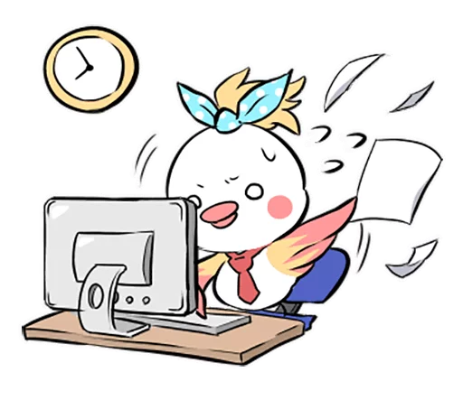 🖊 Стикер «Funny Bird» для Telegram